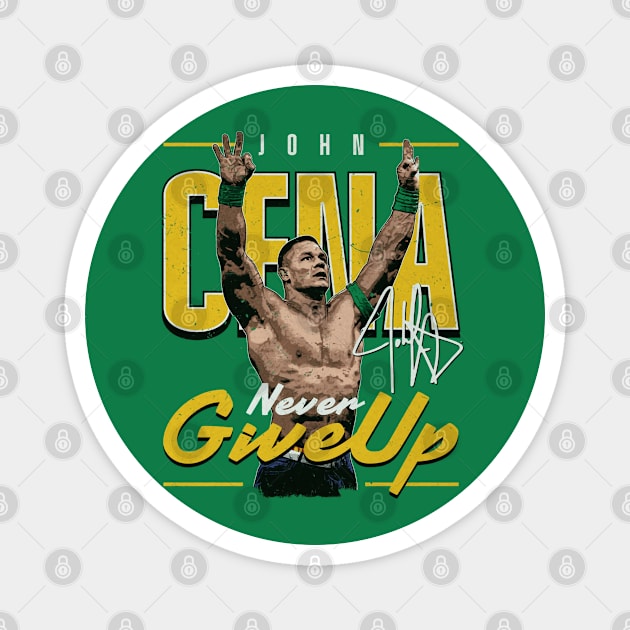 John Cena Never Give Up Magnet by MunMun_Design